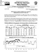 Georgia broiler hatchery news release, 2007 June 20