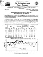Georgia broiler hatchery news release, 2007 July 11