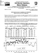 Georgia broiler hatchery news release, 2007 September 19