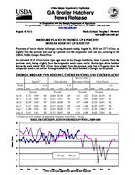 Georgia broiler hatchery news release, 2010 August 18