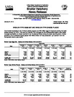 Georgia broiler hatchery news release, 2014 January 22