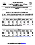 Southern region broiler hatchery news release, 2014 December 31
