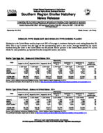 Southern region broiler hatchery news release, 2014 September 24