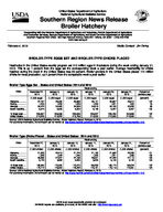 Southern region broiler hatchery news release, 2015 February 4