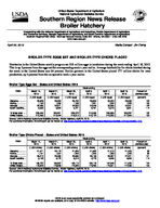 Southern region broiler hatchery news release, 2015 April 22