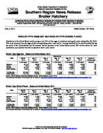 Southern region broiler hatchery news release, 2015 June 3