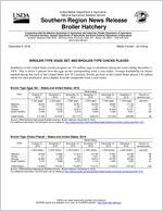 Broiler hatchery news release, 2018 December 6