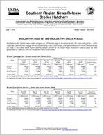 Broiler hatchery news release, 2018 June 6; Southern region news release broiler hatchery