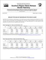 Broiler hatchery news release, 2018 July 25