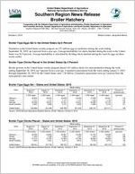 Broiler hatchery news release, 2019 October 2