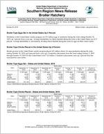 Broiler hatchery news release, 2019 October 23