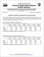 Broiler hatchery news release, 2019 March 27