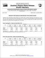 Broiler hatchery news release, 2019 July 31
