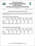 Broiler hatchery news release, 2019 August 28