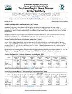 Broiler hatchery news release, 2020 February 26