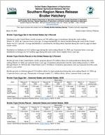 Broiler hatchery news release, 2020 March 18