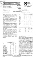 Georgia weather and crops, 1995 July 16