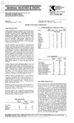 Georgia weather and crops, 1995 August 13