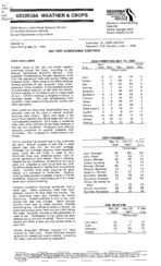 Georgia weather and crops, 1998 May 31