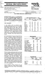 Georgia weather and crops, 1998 August 9