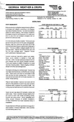 Georgia weather and crops, 1999 October 10