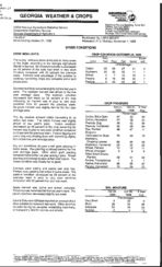 Georgia weather and crops, 1999 October 31