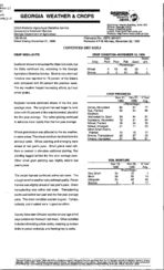 Georgia weather and crops, 1999 November 21