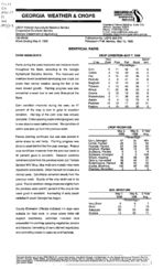 Georgia weather and crops, 1999 May 9