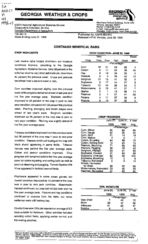 Georgia weather and crops, 1999 June 27