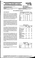 Georgia weather and crops, 1999 September 19