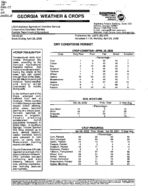Georgia weather and crops, 2002 April 28