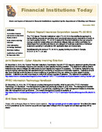 Financial institutions today, Nov. 2015