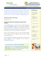 MSB newsletter, Issue 1 (Jan.-Mar. 2010)
