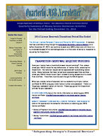 Quarterly MSB newsletter, Issue 4 (Oct.-Dec. 2014)