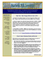 Quarterly MSB newsletter, Issue 2 (May-June 2015)