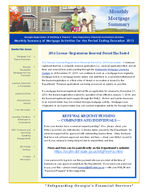 Monthly mortgage summary, Dec. 2013