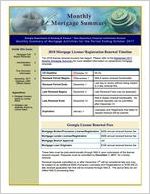 Monthly mortgage summary, October