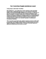 Press release (Georgia. Dept. of Behavioral Health & Developmental Disabilities), May 25, 2010