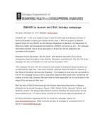 Press release (Georgia. Dept. of Behavioral Health & Developmental Disabilities), Dec. 22, 2011
