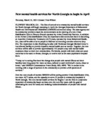 Press release (Georgia. Dept. of Behavioral Health & Developmental Disabilities), Mar. 31, 2011