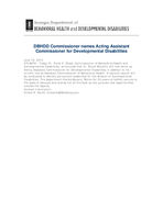 Press release (Georgia. Dept. of Behavioral Health & Developmental Disabilities), June 19, 2012