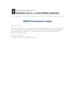 Press release (Georgia. Dept. of Behavioral Health & Developmental Disabilities), June 22, 2012