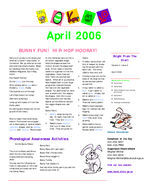 Georgia's Pre-K Program teacher newsletter, Vol. 2, Issue 8 (Apr. 2006)