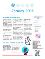 Georgia's Pre-K Program teacher newsletter, Vol. 2, Issue 5 (Jan. 2006)