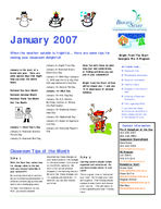 Georgia's Pre-K Program teacher newsletter, Jan. 2007