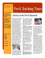 Pre-K teaching times, Vol. 5, Issue 1(Aug. 2008)