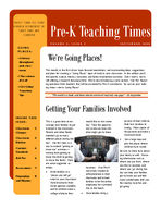 Pre-K teaching times, Vol. 5, Issue 2 (Sept. 2008)