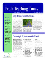 Pre-K teaching times, Vol. 6, Issue 3 (Nov. 2009)