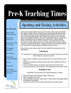 Pre-K teaching times, Vol. 7, Issue 3 (Oct. 2010)