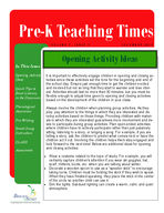 Pre-K teaching times, Vol. 7, Issue 5 (Dec. 2010)